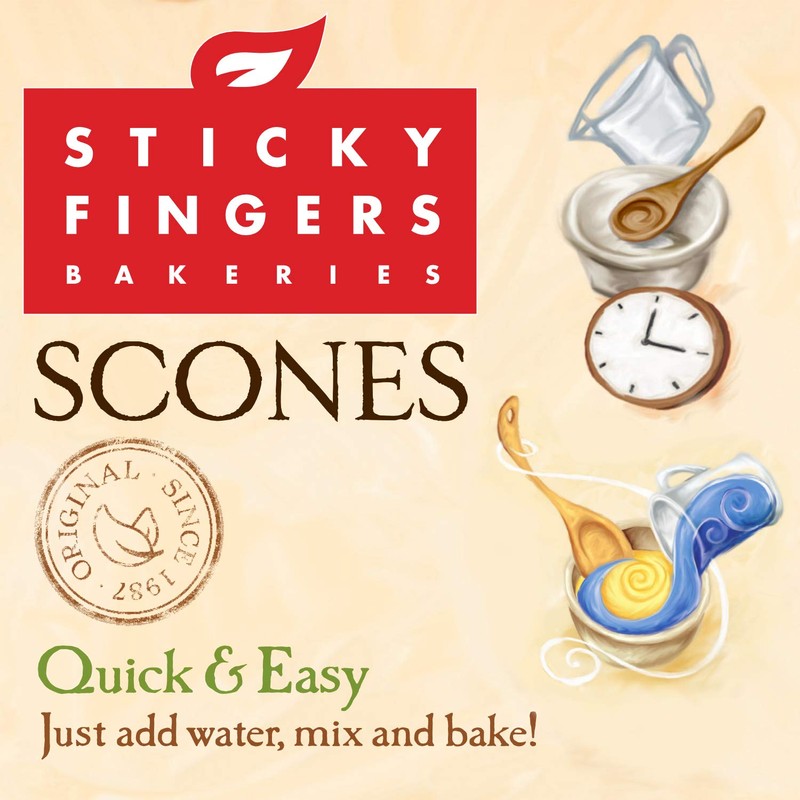English Scone Mix, Original Flavor by Sticky Fingers Bakeries –