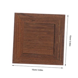 IWOWHERO Vintage Wood Display Stand for Vases and Ornaments Square Pedestal Base for Home Decor Country Style Charm Durable Quality Wood for Collectibles and Plants