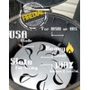 FireDial Baffle Plate Heat Management System for Charcoal BBQ and