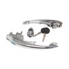 DASPARTS 113898205MC Door Handle Pair Kit with ignition cylinder, for
