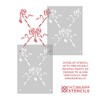 Bows and Ribbons Wall Stencil - Perfect for a Kids