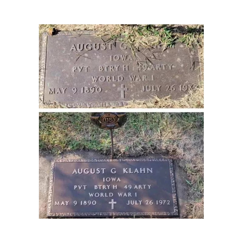 Refinish your Bronze Statues and grave markers protective Clear Bronze