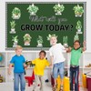 Spring Greenery Potted Plant Bulletin Board Set Motivational Eucalyptus Classroom