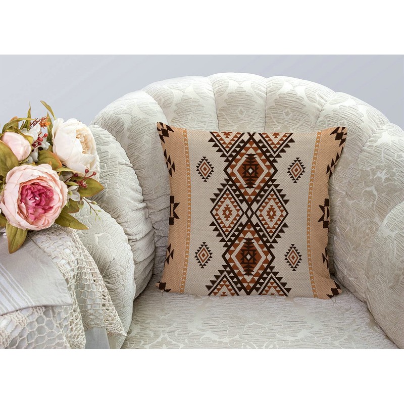 Smooffly American Ethnic pattern Cushion Cover Throw Pillow Cover Home