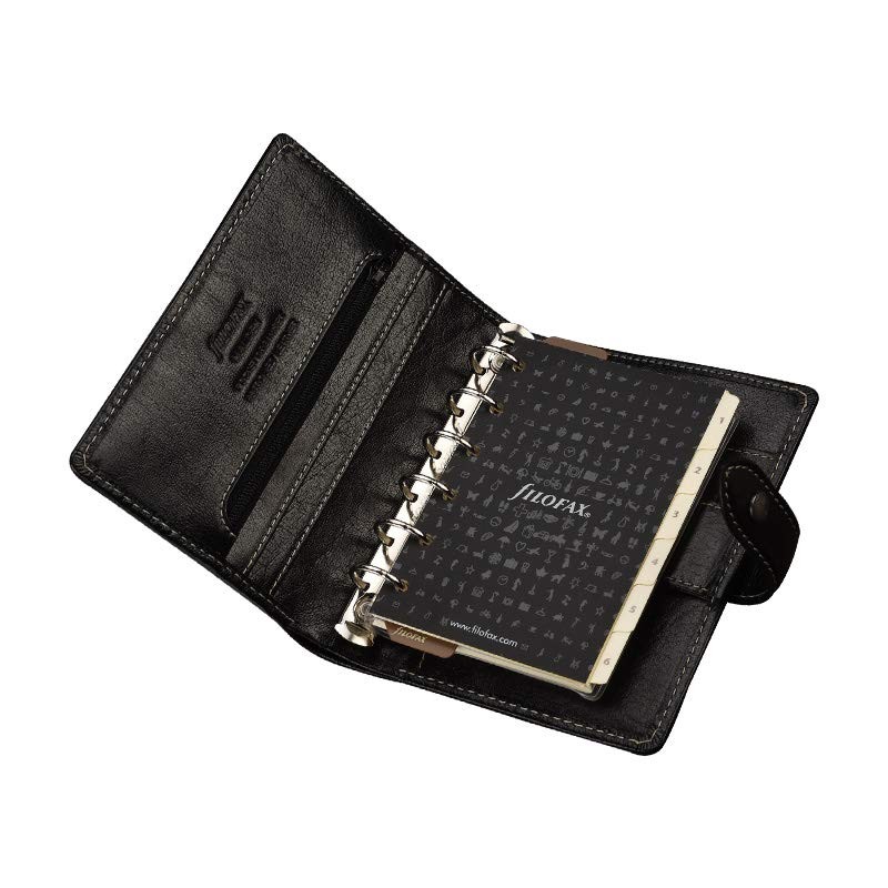 Filofax 25840 Malden Personal Organizer, Small, Black