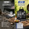 BBQ Grill Accessories Set for Outdoor Cooking – Stainless Steel