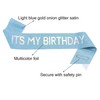MGJSRNH Birthday Gift for Girl,'It's My Birthday' Sash for Girl,Silver