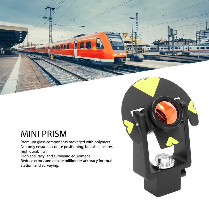 FDC064 Mini Prism Reflector K9 Glass High Accuracy Portable Surveying