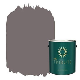 KILZ TRIBUTE Interior Matte Paint and Primer in One, 1 Gallon, Acoustic Brown (TB-29)
