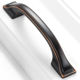 BEROSSA 10 Pack Oil Rubbed Bronze Cabinet Pulls 3 Inch Brushed Bronze Cabinet Handles Bronze Hardware for Kitchen Cabinets 8222 Drawers Bedroom Dresser Bathroom Vanity Cupboard