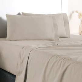 Vianney Sábanas Viasoft Beige Individual Vianney