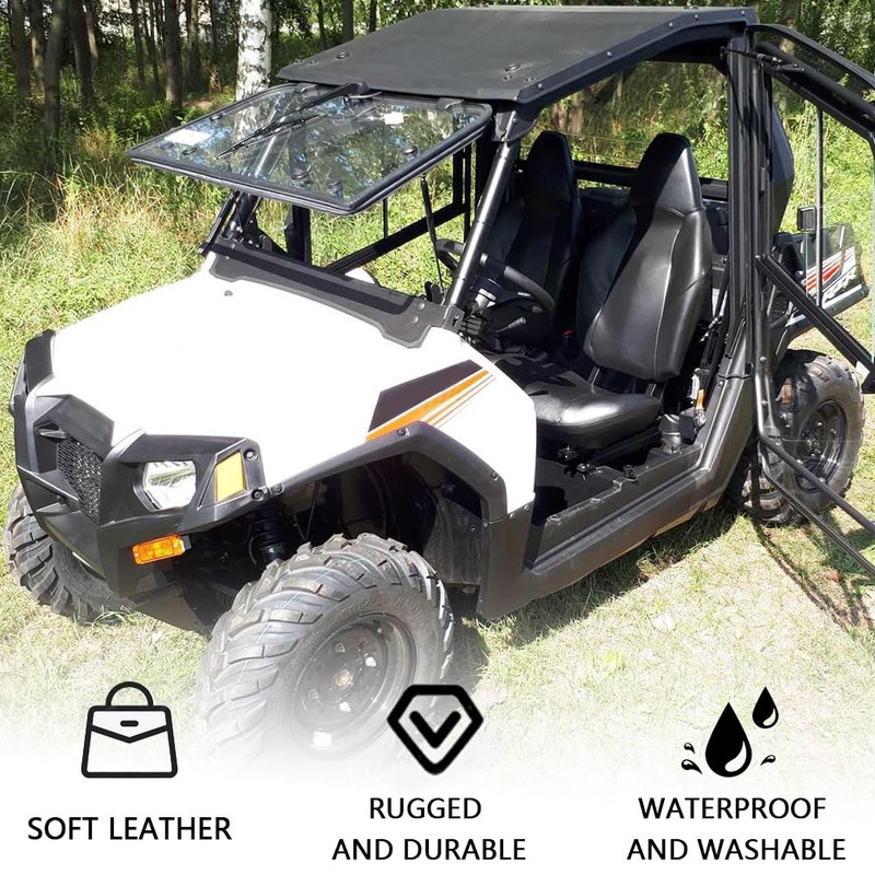 PIT66 Seat Cover Kit, Compatible with Polaris RZR 570 2012-2018/