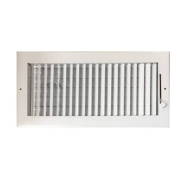 14" x 6" Adjustable Blade Sidewall Ceiling Register Vent Cover Diffuser Heavy Duty Stamped Steel (Listed Size is for Duct Opening or Inside Measurement)