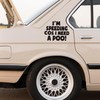 2 Pieces Creative Car Stickers, Letter Car Stickers, Funny Car
