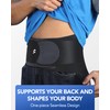 Fitomo Lumbar Support Belt Black XL