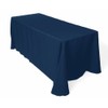 BROWARD LINENS Tablecloth Polyester Rectangular Seamless (One Piece) 90x108 Inch