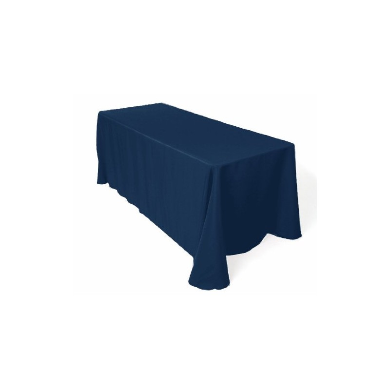 BROWARD LINENS Tablecloth Polyester Rectangular Seamless (One Piece) 90x108 Inch