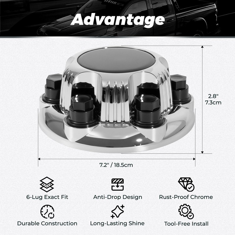 15067580 4PCS Silver Chevy Center Caps 6 Lug Hub Caps