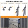 DWALE Liquid-Tight Conduit and Connector Kit,Flexible Non Metallic Liquid Tight
