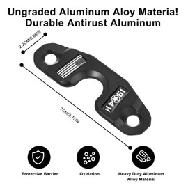 Upgraded Aluminum Alloy Sunshade Repair Kit, Heavy-Duty Awning mounting Bracket, Suitable for Jeep Wrangler JK 2018/JL/Wrangler 2018-2023/Gladiator 2020-2023