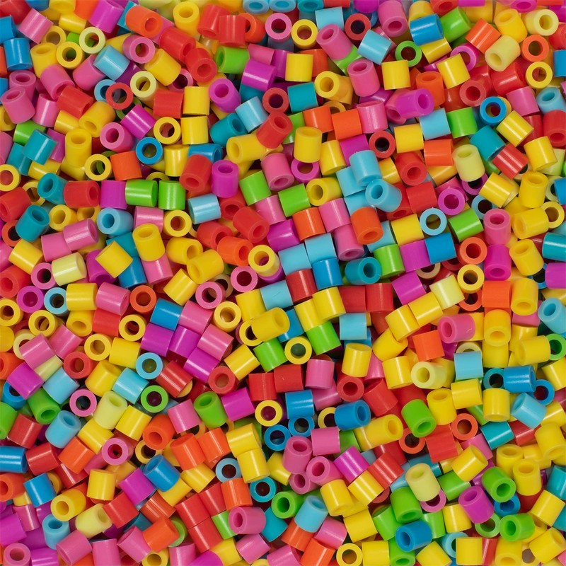 Perler Pattern Blocks Educational Fuse Bead Craft Kit for Kids,