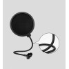 TECHTONGDA 5" Microphone Wind Screen Mask Gooseneck Filter Studio Tool