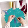 DOITOOL 1Pc Self Healing Fabric Rotating Cutting Mat Lightweight Round