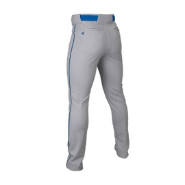 EASTON RIVAL+ Piped Baseball Pant, Grey/Royal, Youth, Large