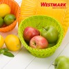 Saleen Round Trend Basket, Lime Yellow, 18 x 10 cm