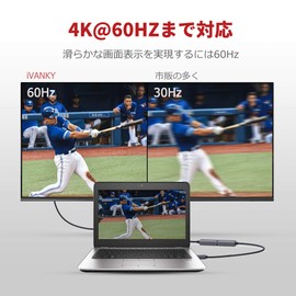 IVANKY Displayport HDMI Converter Connector 4K@60Hz /20cm Black