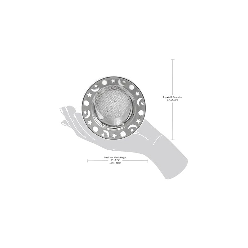 Norpro Infusor de té decorativo de acero inoxidable, 1 EA,