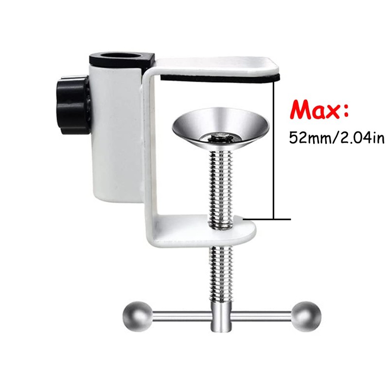 White Boom Arm for Hyperx Quadcast, Mic Desk White Stand