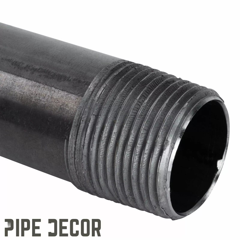 Pipe-Decor.com 1/2 in. X 18 in. Black Pipe 6 Pack