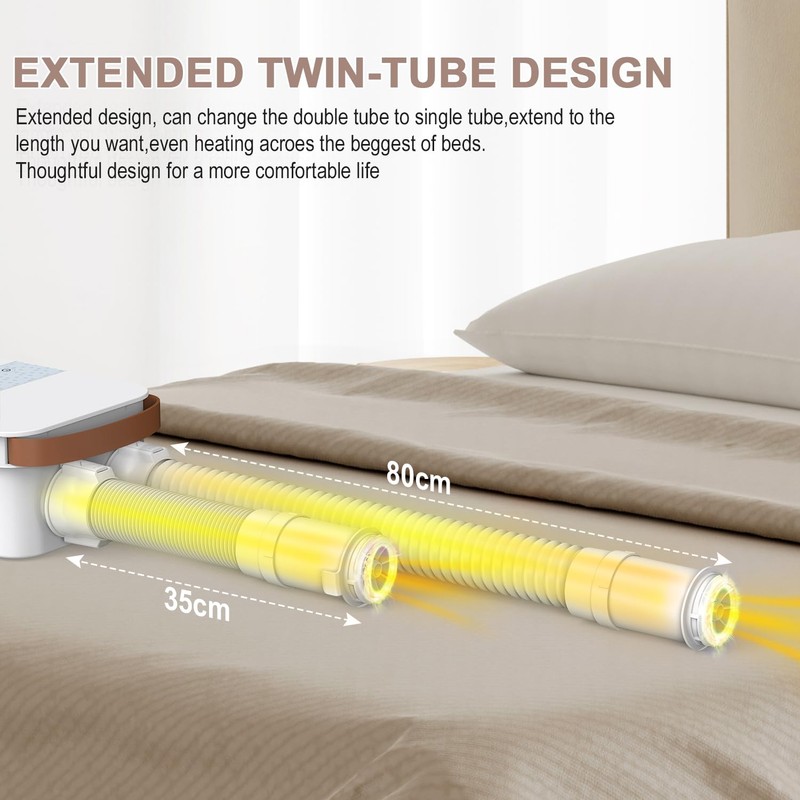 MORFY Portable Blanket Warmer, Comfortable Warm Air for Beds, Sweat
