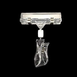 Airgoesin 20pcs Sign Holder Advertising Display Clip Label Price Name Card Tag Memo Stand Racks