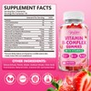 Youlikee Vitamin B-Complex Gummies for Women & Men, Methyl B12,