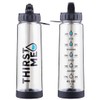 Thirstme Black 900ml Hydration Tracker water bottle
