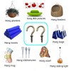 IDEALSV Small Bronze Ceiling Hooks - 5/8'' Screw-in Lights &