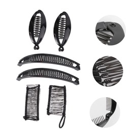 Mikinona 12pcs Women Hairpins Banana Hair Clips Retro Combs Ponytail Holders Sturdy Lightweight Hair Grips for Everyday Use