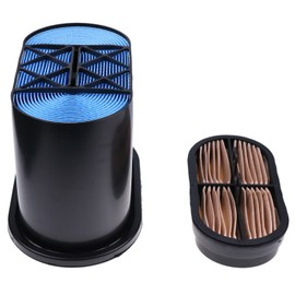 Solarhome Element Air Filter Set 333/D2696 32/925683 Compatible with JCB Backhoe Loader 3CX 4CX 1400B 214 3C 3DX 4CN T4000 T5060 7865 Telehandler 531-70