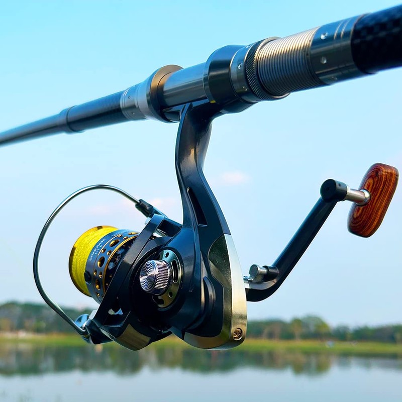 HappyLife Spinning Reel, Smooth Winding Feel, Recommended for Beginners, For