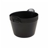 BiGDUG Plastic Flexi Tubs (26 Litre) - Pack of 5
