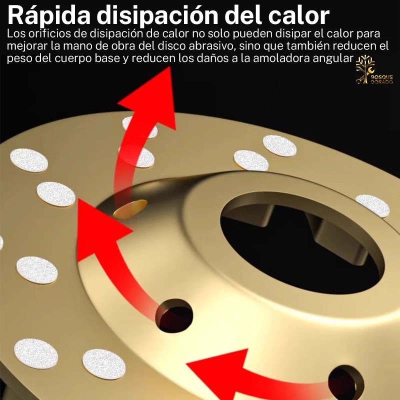 Pack Discos Diamante Copa Amoladora 100 125 150 Granito Mármol