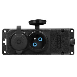 ORNO Workshop Schuko Plug Outdoor Waterproof IP44 (French Version of the Product)