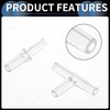 X AUTOHAUX Plastic Hose Barb Fittings, 3/16" Stright Barb Connector