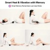 JIEJUNJIE Vibrating Massage Ball with Heat, 7 Modes, Memory, Myofascial