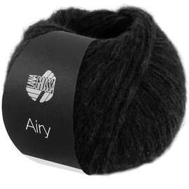 LANA GROSSA Airy Fluffy Net Yarn Structure Made of 40% Cotton Filled with 18% Merino and 42% Baby Alpaca Fibres Hand Knitting Yarn 50 g Wool for Knitting and Crocheting 170 m Yarn