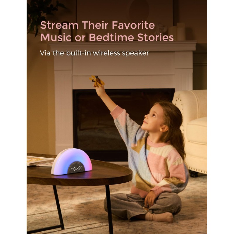 Momcozy DreamSync™ Baby Sound Machine, Night Light, APP Control Baby