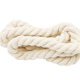 10 mm Wide Cotton Rope 4 m Long Rope White Cord Suitable for DIY Handbag Woven Cotton Rope