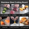 Titan Chopping Board, 2024 Titanium Cutting Board, Multifunctional, Double-Sided Food